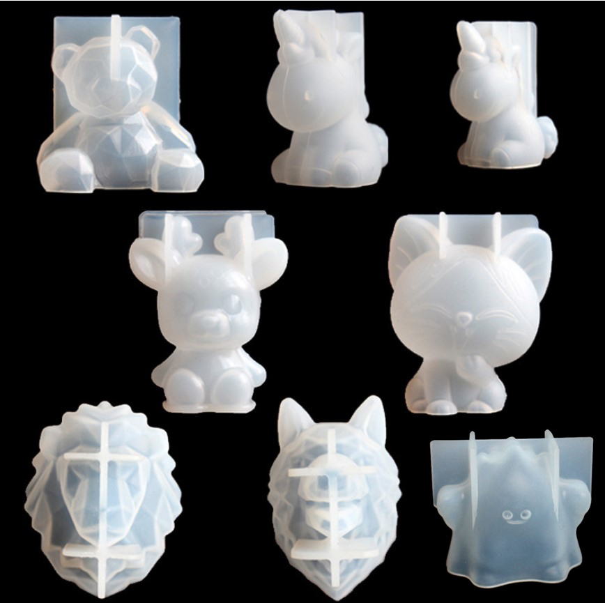 Candle Making Supplies Wholesale - شفافة يونيكورن سيليكون راتنجات الايبوكسي قوالب