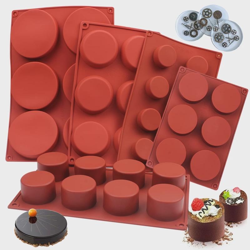 Candle Making Supplies Wholesale - قالب صابون سيليكون دائري، أداة صنع