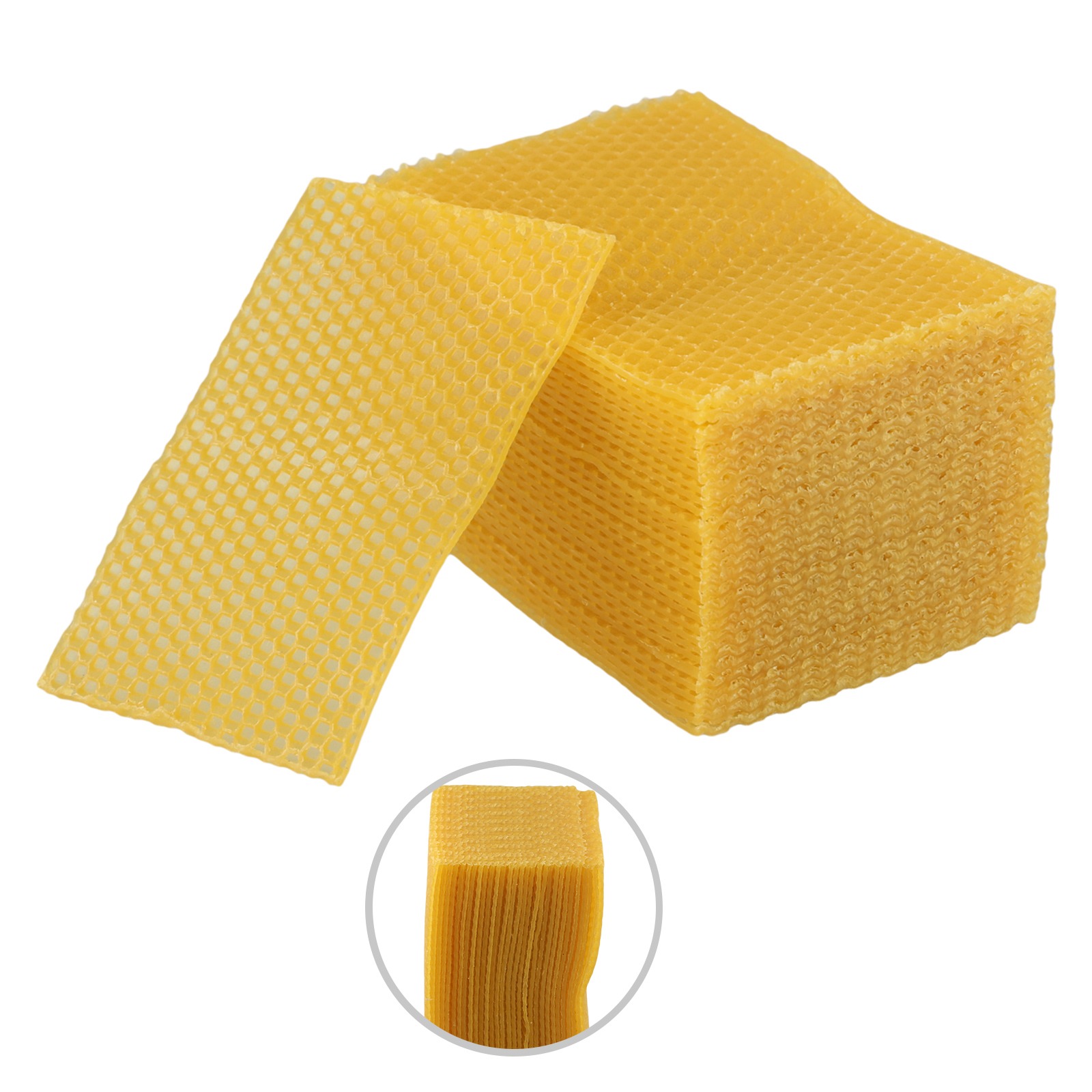 5.24X3.54 خلية النحل الأساس لف - مراجعة Candle Making Kit Beeswax وسعره