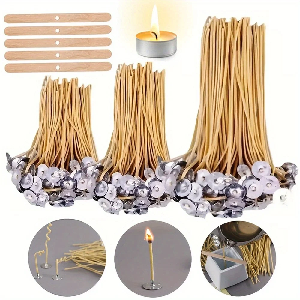 شمعة الفتائل 50 قطعة 8 بوصة ال - مراجعة Candle Making Kit Beeswax وسعره