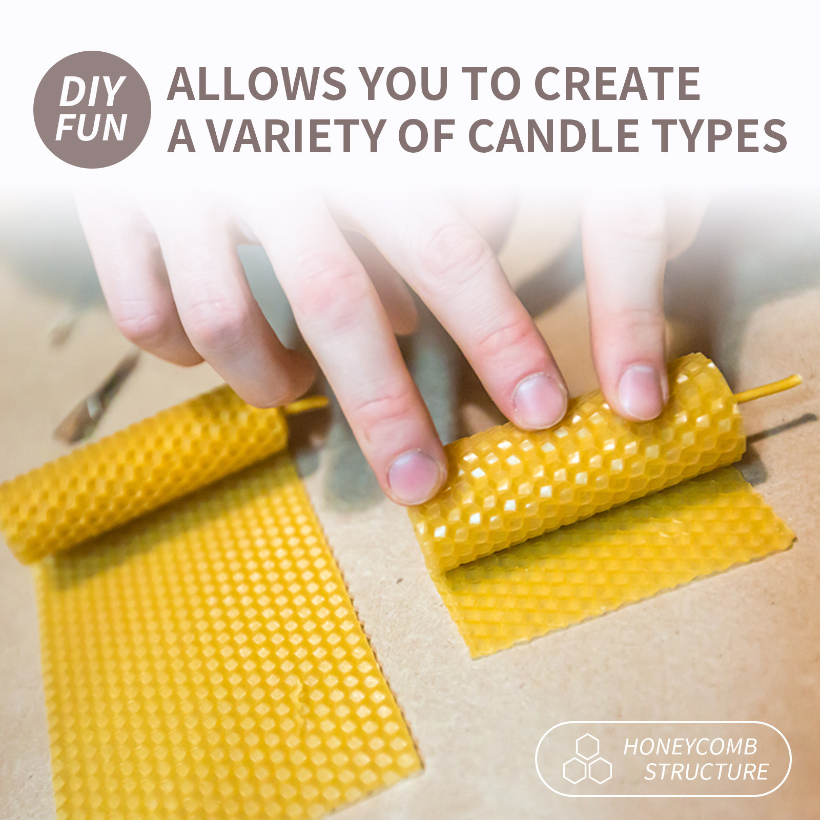 10/20/30 قطعة صفائح شمع العسل  - مراجعة Candle Making Kit Beeswax وسعره