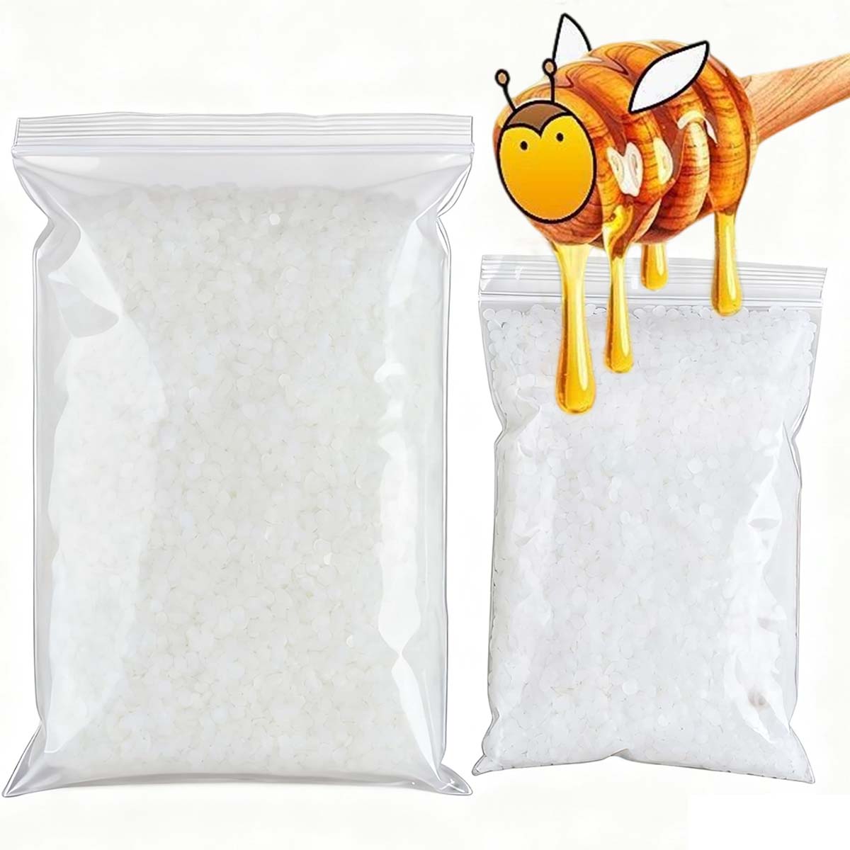 200 جرام-1000 جرام شمع العسل ا - مراجعة Candle Making Kit Beeswax وسعره