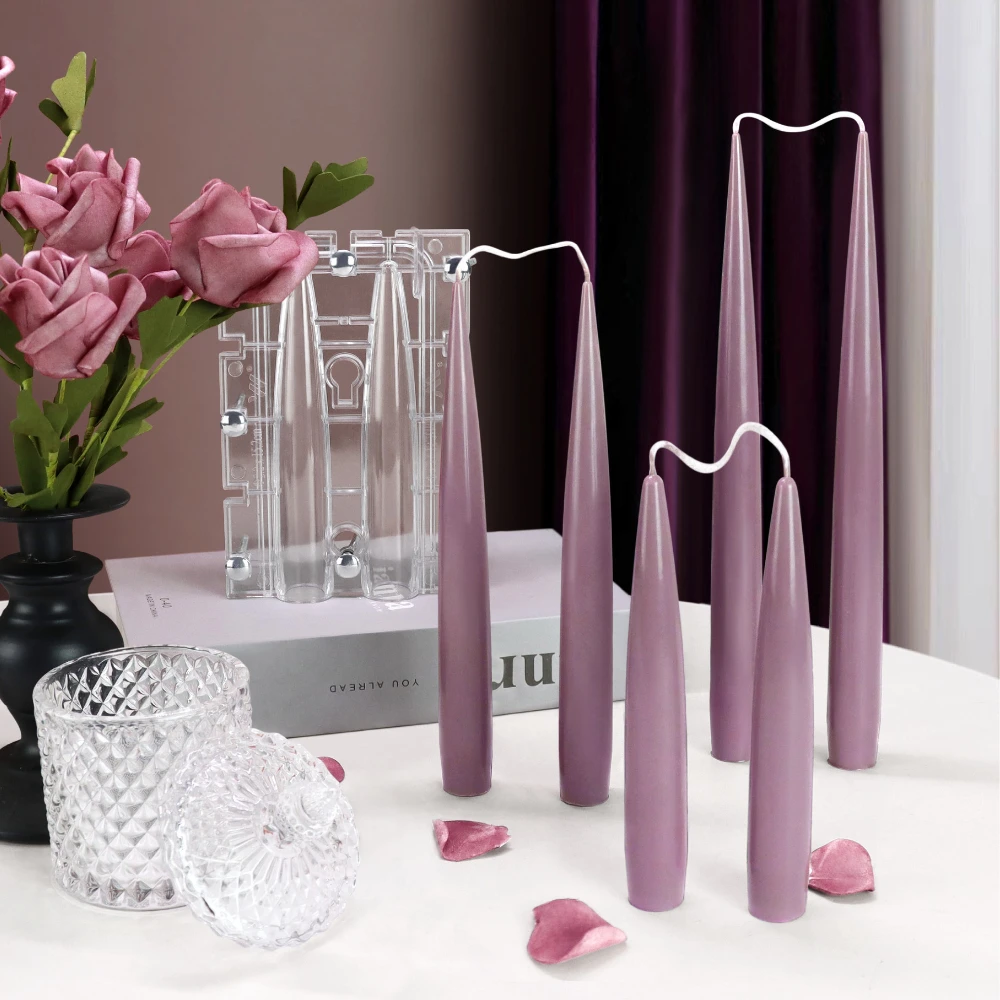 عمود مدبب مزدوج شمعة قالب أكري - مراجعة Candle Making Supplies Wholesale وسعره