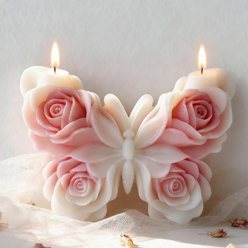 قالب سيليكون على شكل فراشة وور - مراجعة Candle Making Ideas وسعره